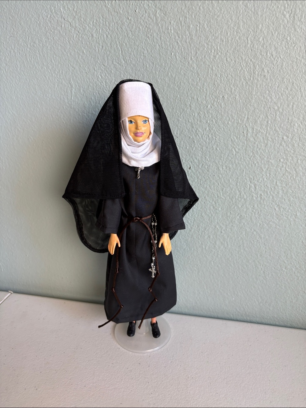 2016 Mattel Barbie as Sister Mary Qadira Franciscan Catholic Nun -Rescued Barbie